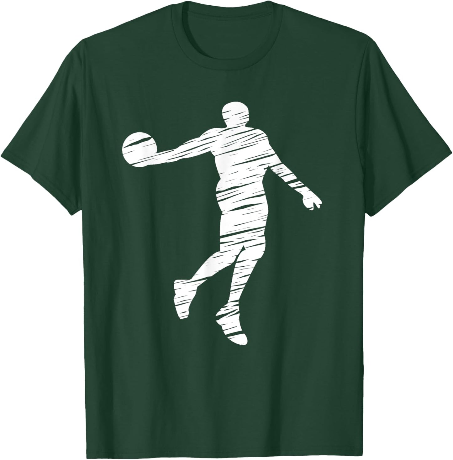 Basketball player retro lines T-Shirt - T-Shirt | Forest