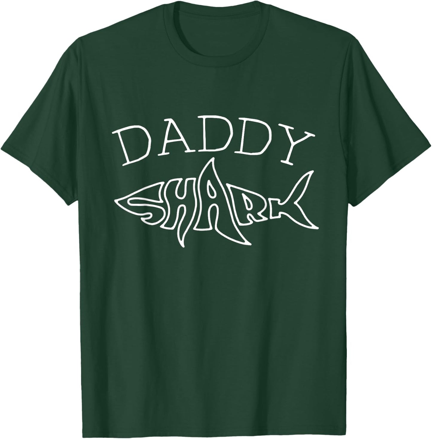 Daddy Birthday Shark Dad Matching Family Men T-Shirt - T-Shirt | Forest