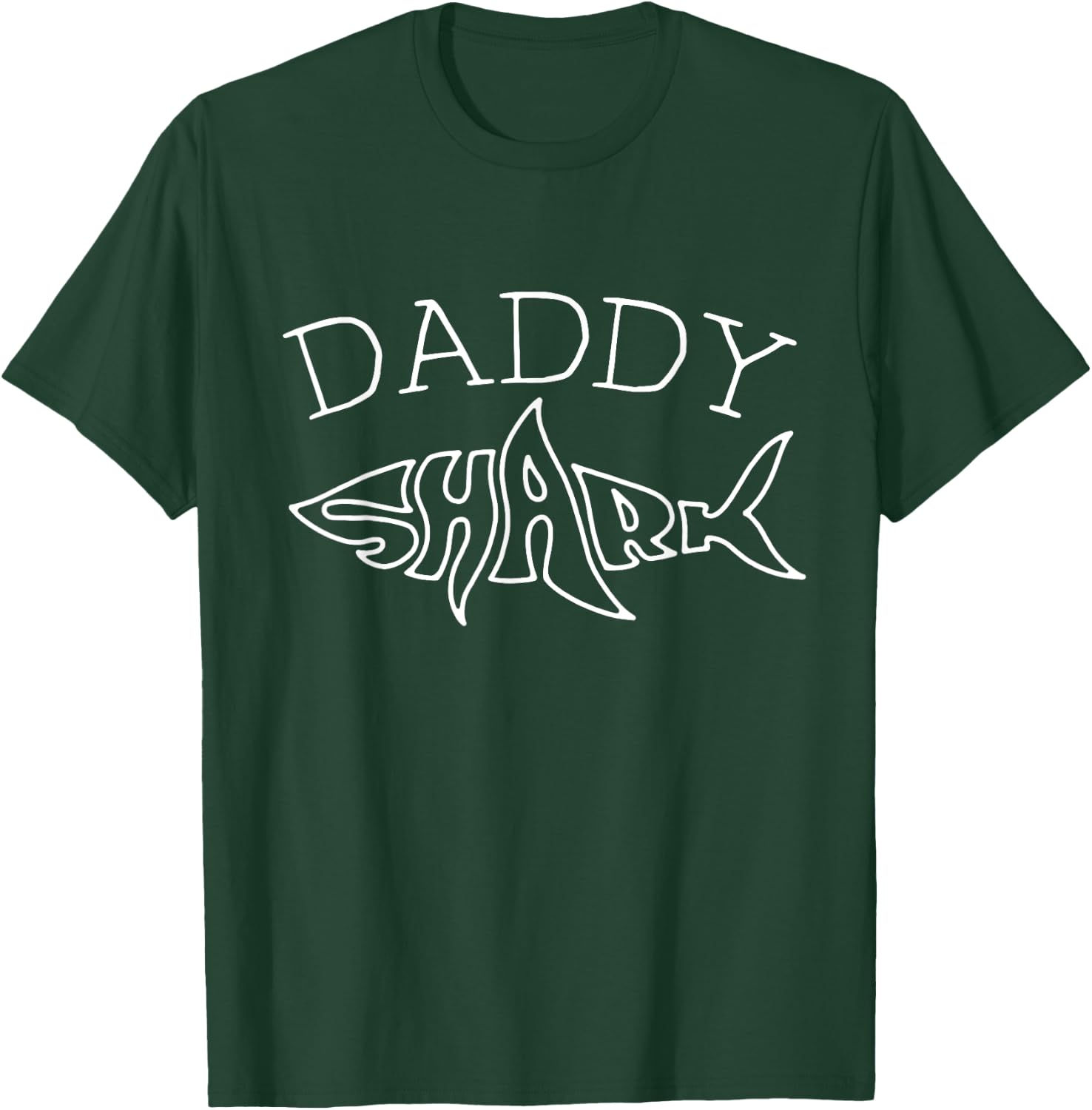 Daddy Birthday Shark Dad Matching Family Men T-Shirt - T-Shirt | Forest