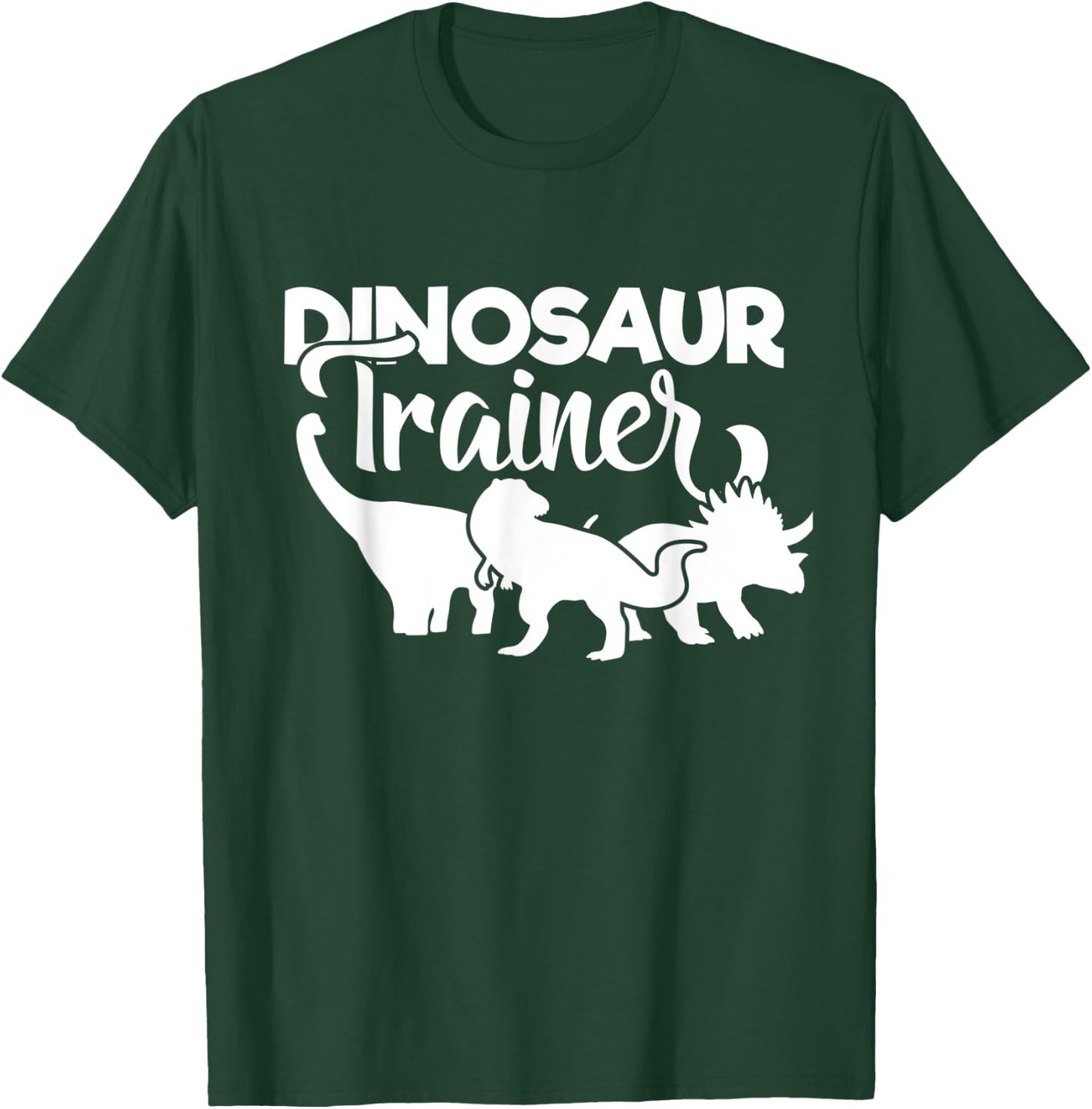 Dinosaur Trainer Lazy Halloween Dino Training Dinosaur Lover T-Shirt - T-Shirt | Forest