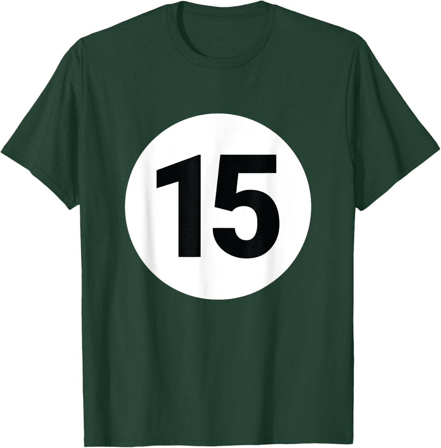8 Pool Ball 15 Billiards Costume Halloween Group Matching T-Shirt - T-Shirt | Forest