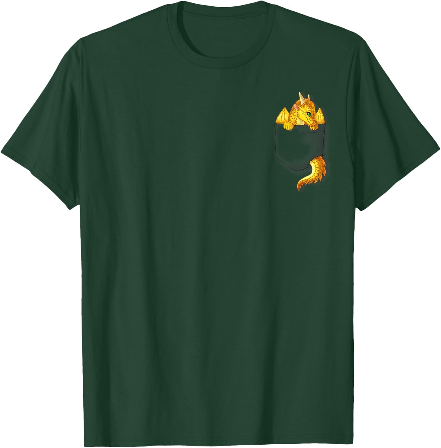 Gift Dragon Sunny Dragon in pocket Gift men T-Shirt - T-Shirt | Forest