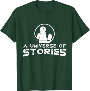 Summer Reading 2019 A Universe of Stories Library Logo Shirt Women Kids T-Shirt - T-Shirt | Forest