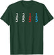 Funny Math Fraction Humor Mathematicians T-Shirt - T-Shirt | Forest