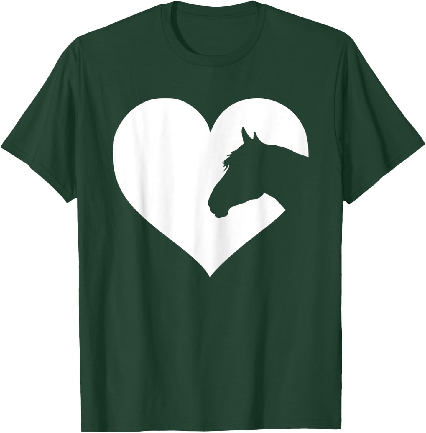 Horse lover Gift girls & women who love horses T-Shirt - T-Shirt | Forest