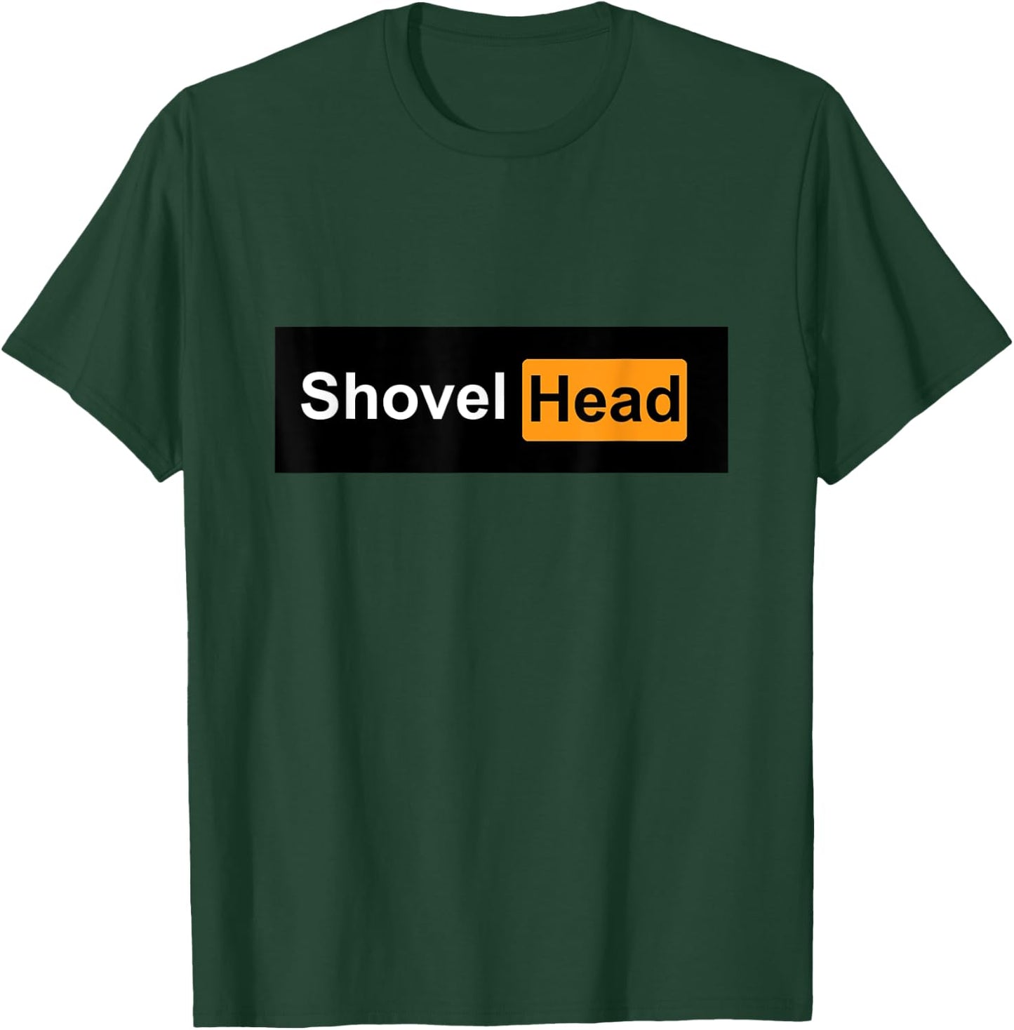 Old School HD Motorcycle VTwin ShovelHead Engine Funny Logo T-Shirt - T-Shirt | Forest