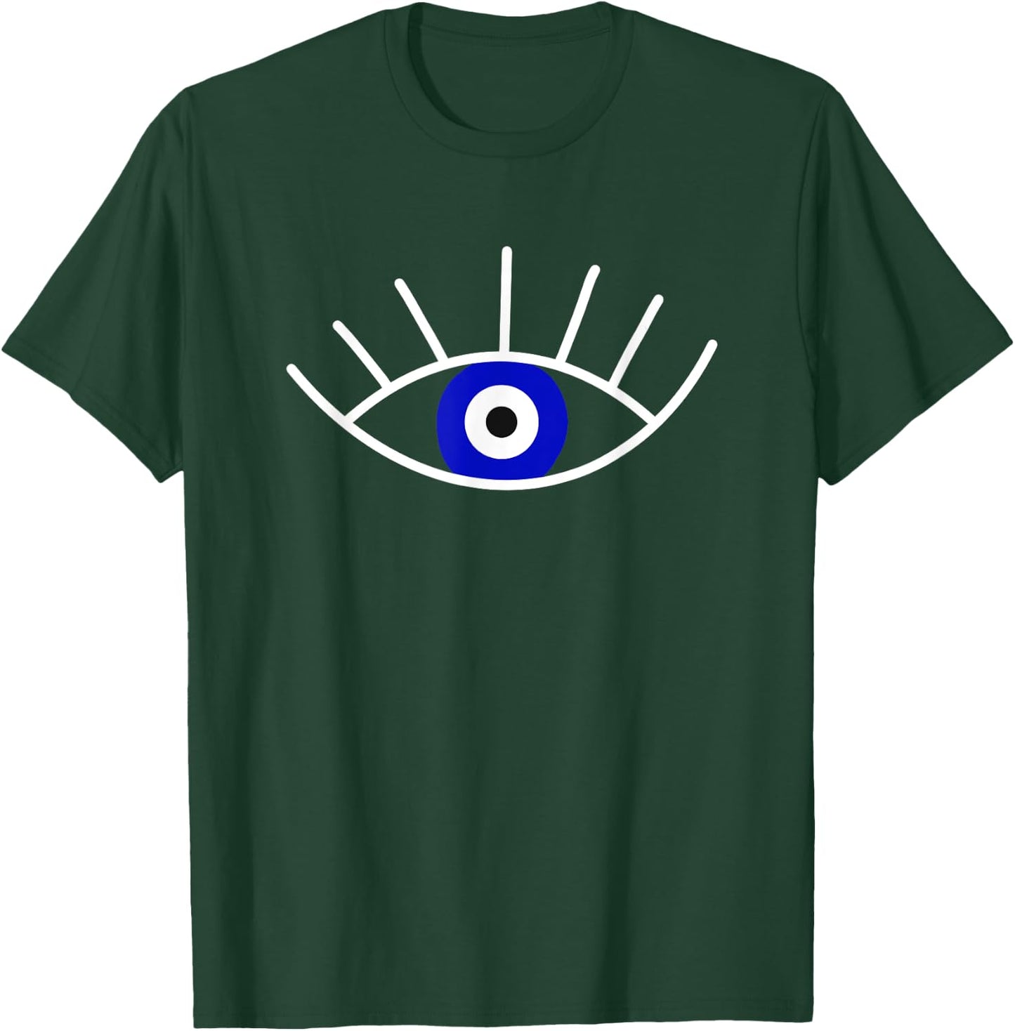 Evil Eye Curse Protection Seeing Eye Evil Eye T-Shirt - T-Shirt | Forest