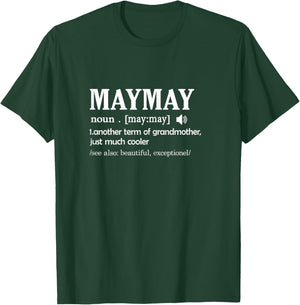 Funny Maymay Definition Funny Grandma Mothers Day T-Shirt - T-Shirt | Forest