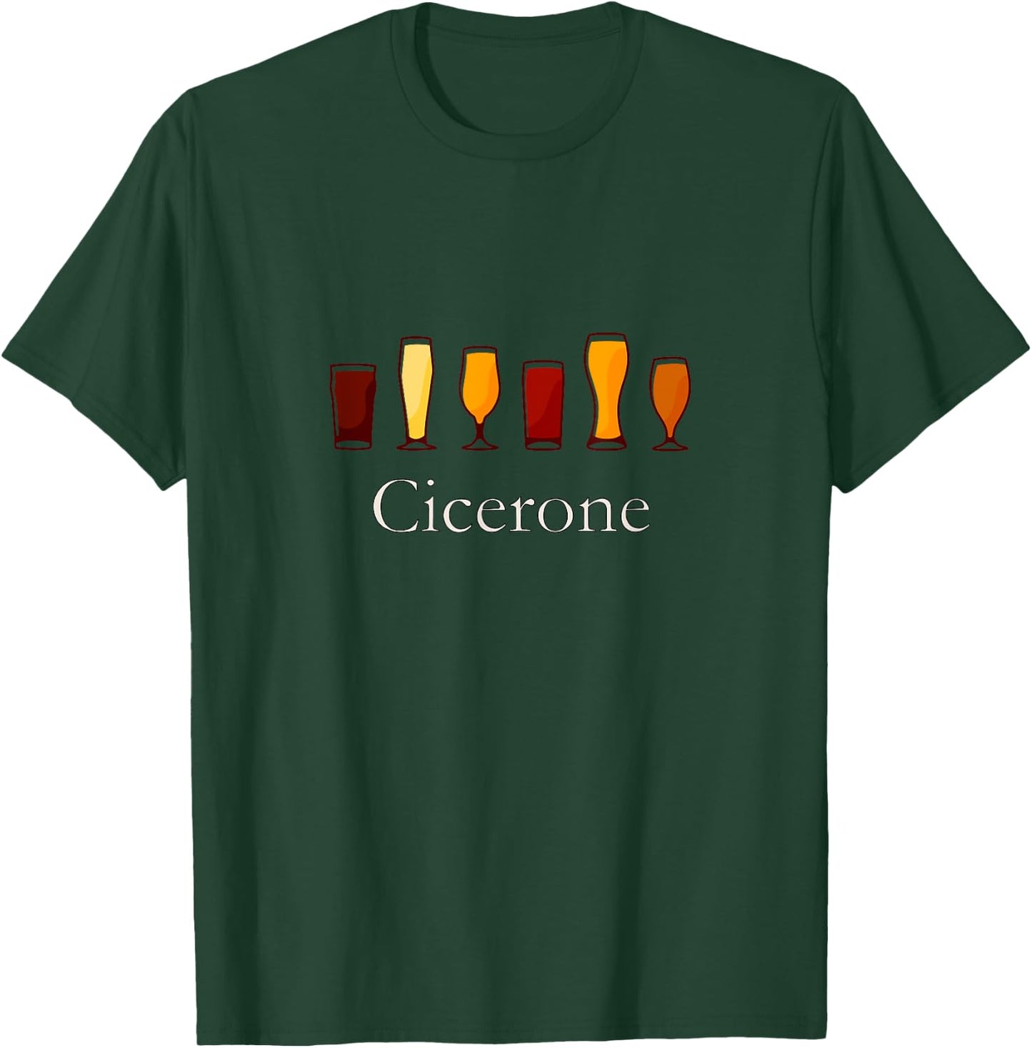 Cicerone - Beer Sommelier For Craft Beer Drinking T-Shirt - T-Shirt | Forest