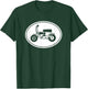 Vintage Mini Bike, Minibike Graphic T-Shirt - T-Shirt | Forest