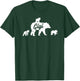 Vintage Gigi Grandma Bear with 3 Cub Mother's Day T-Shirt - T-Shirt | Forest