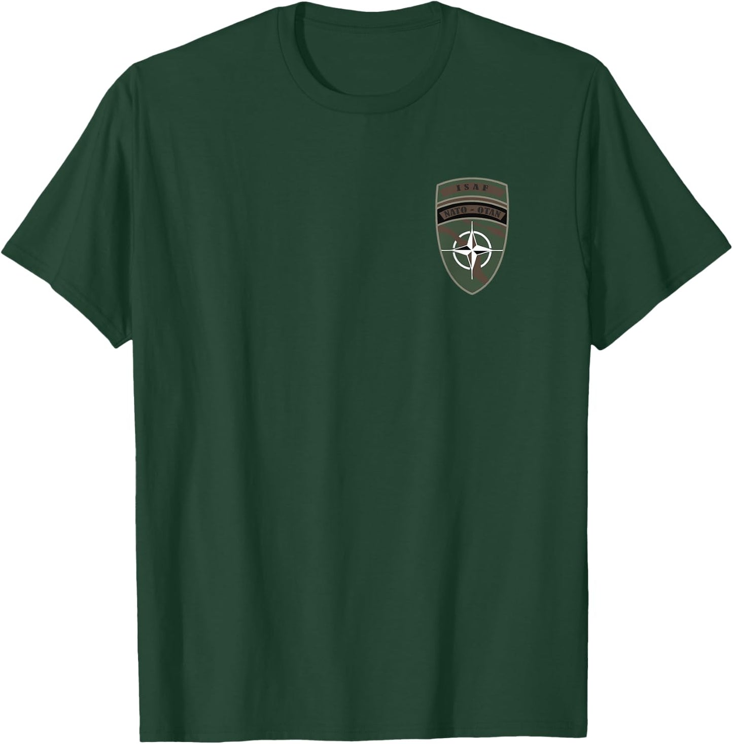 NATO ISAF patch woodland T-Shirt - T-Shirt | Forest