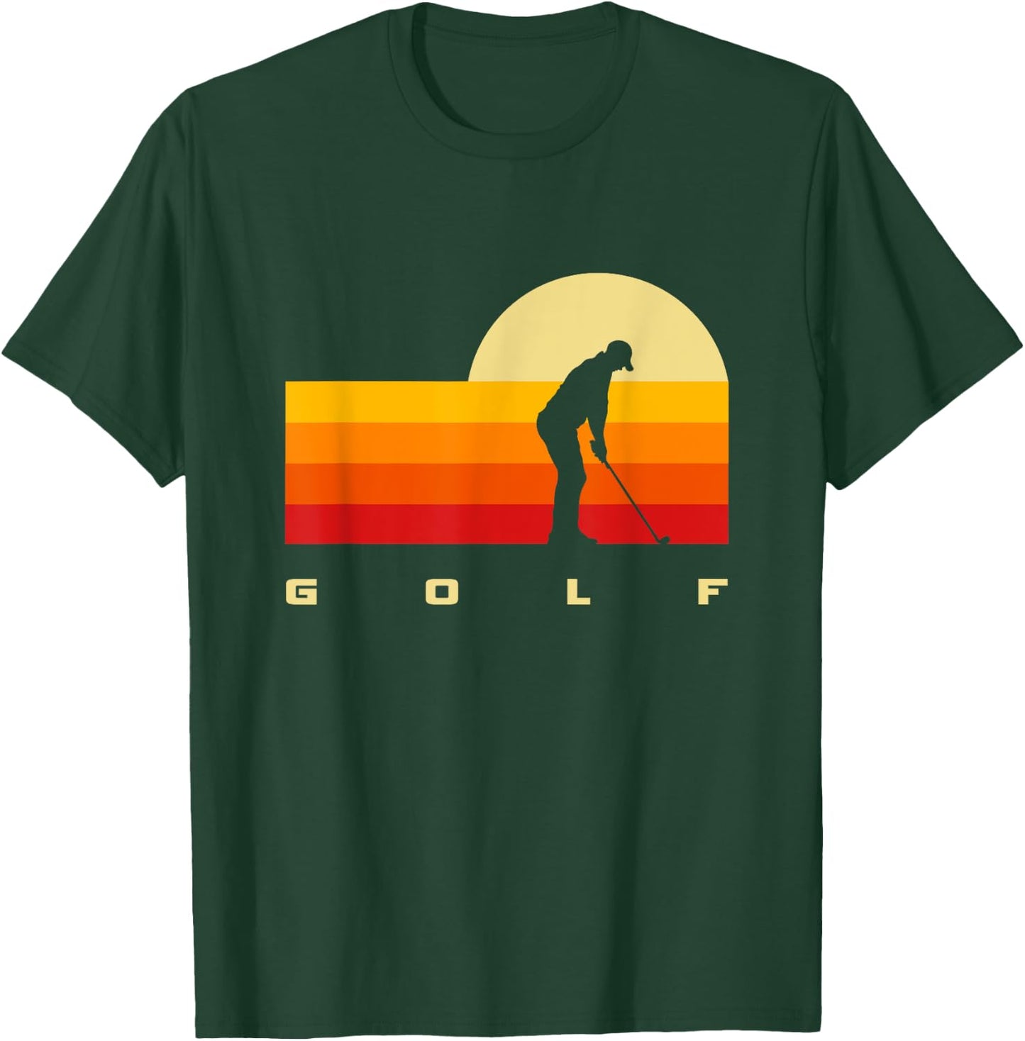 Golfer Golf T-Shirt - T-Shirt | Forest