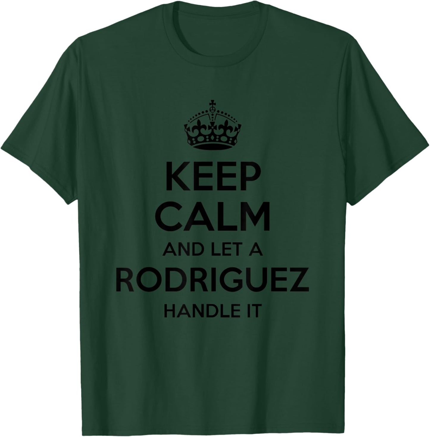 RODRIGUEZ Funny Surname Family Tree Birthday Reunion Gift T-Shirt - T-Shirt | Forest