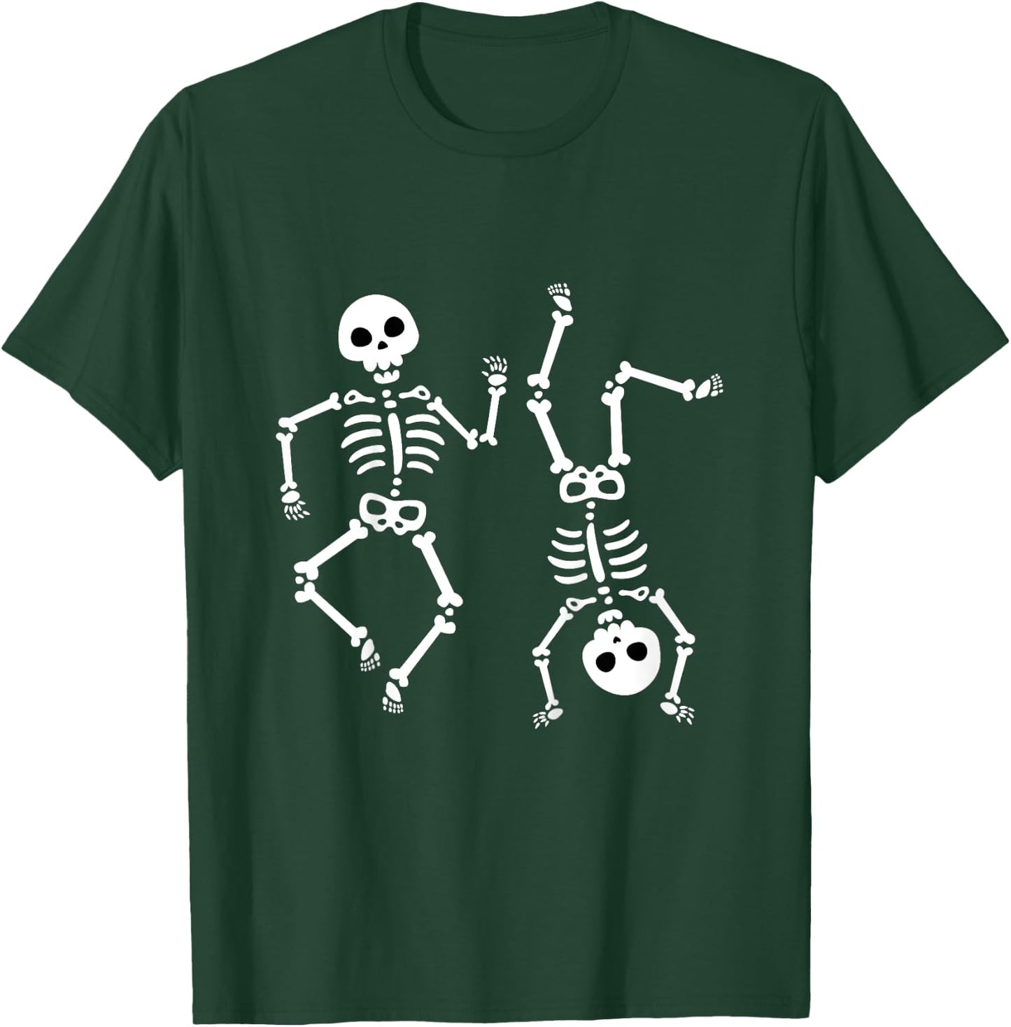 Kids Dancing Skeletons Halloween Shirt for Boy Girl Youth Toddler T-Shirt - T-Shirt | Forest