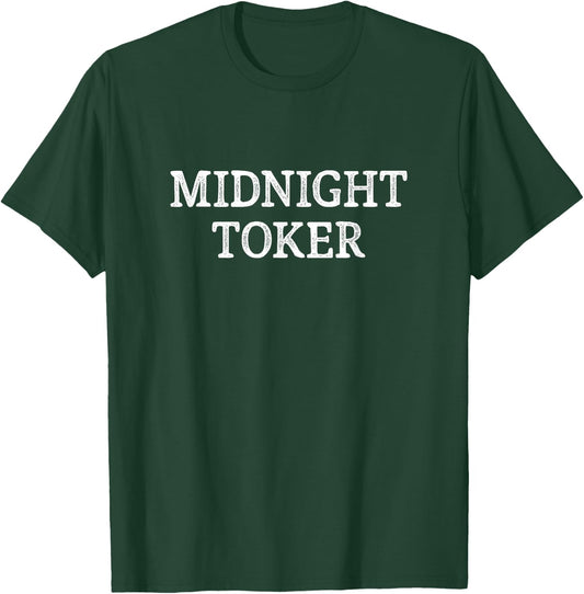 Midnight Toker - Vintage Style T-Shirt - T-Shirt | Forest