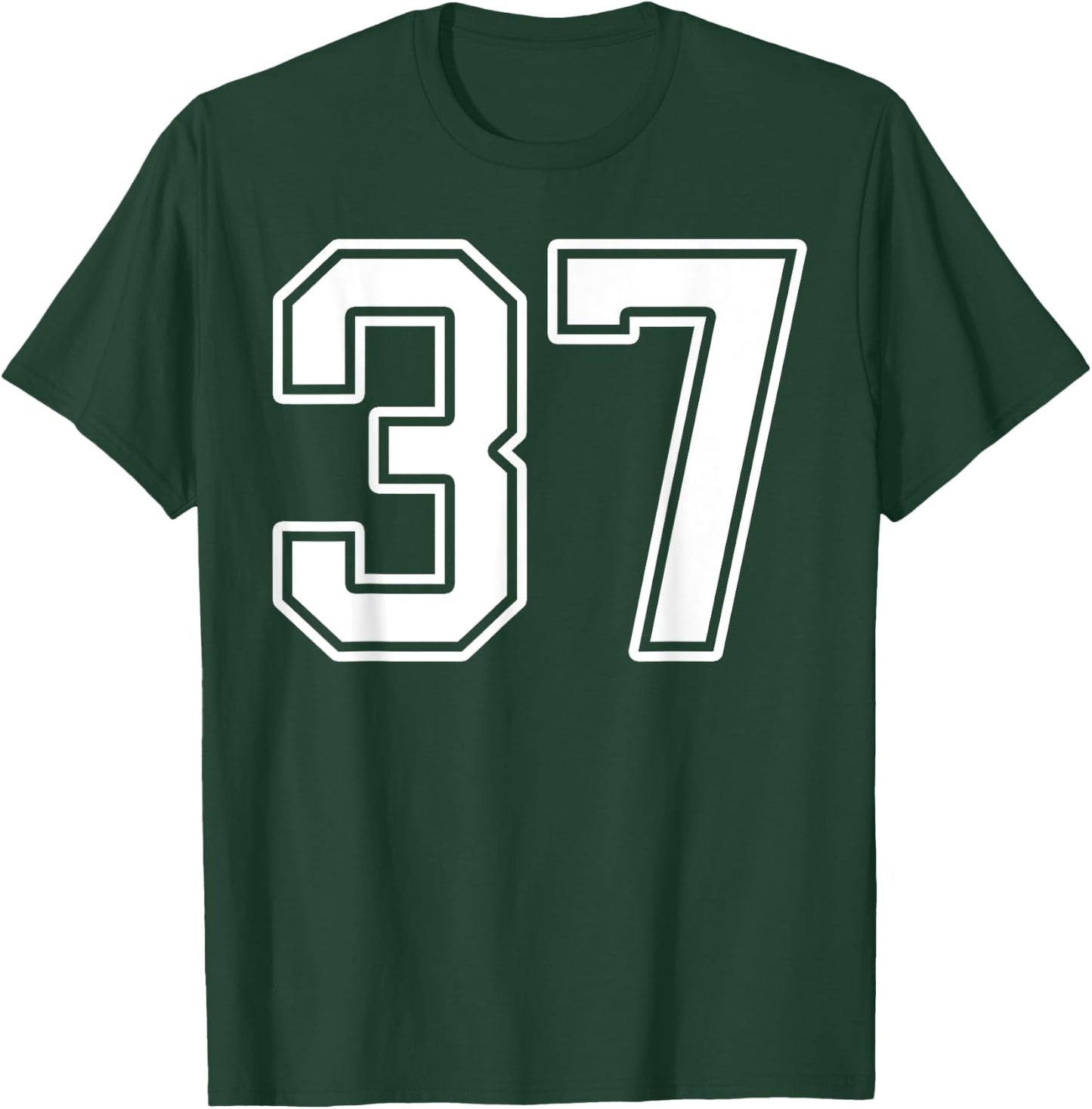 Number 37 Fan Player Jersey Style #37 Men Women Kids T-Shirt - T-Shirt | Forest