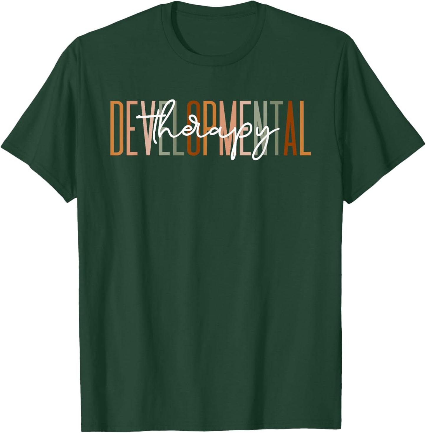 Boho Early Intervention Team Gifts Co. Boho Modern Black T-Shirt - T-Shirt | Forest
