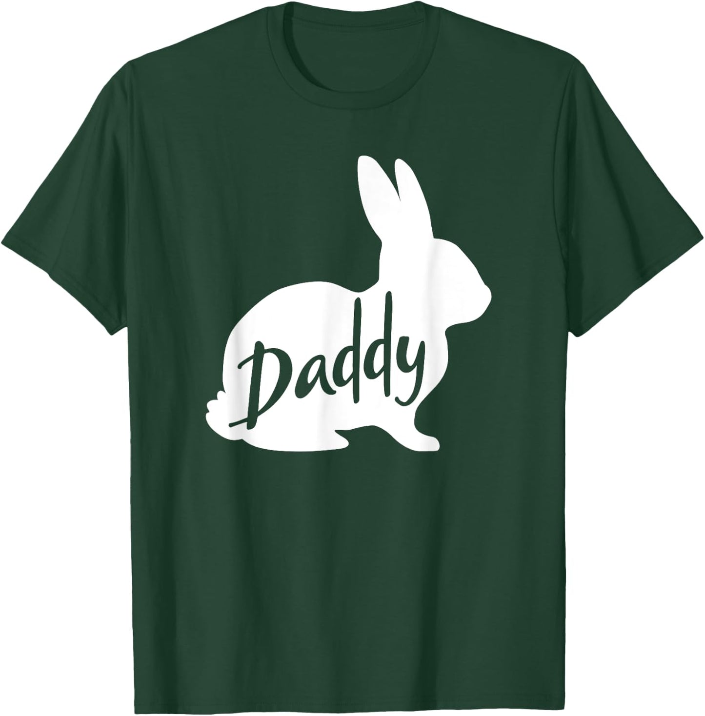 Daddy Bunny Rabbit Father Dad Easter T-Shirt - T-Shirt | Forest