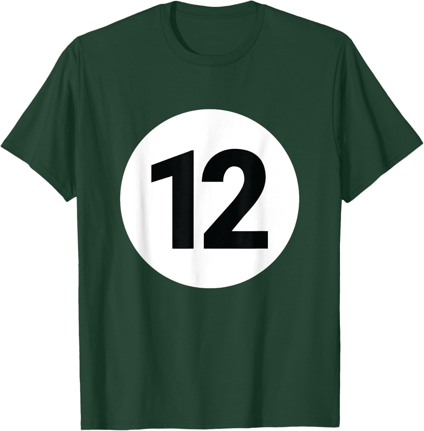8 Pool Ball 12 Billiards Costume Halloween Group Matching T-Shirt - T-Shirt | Forest