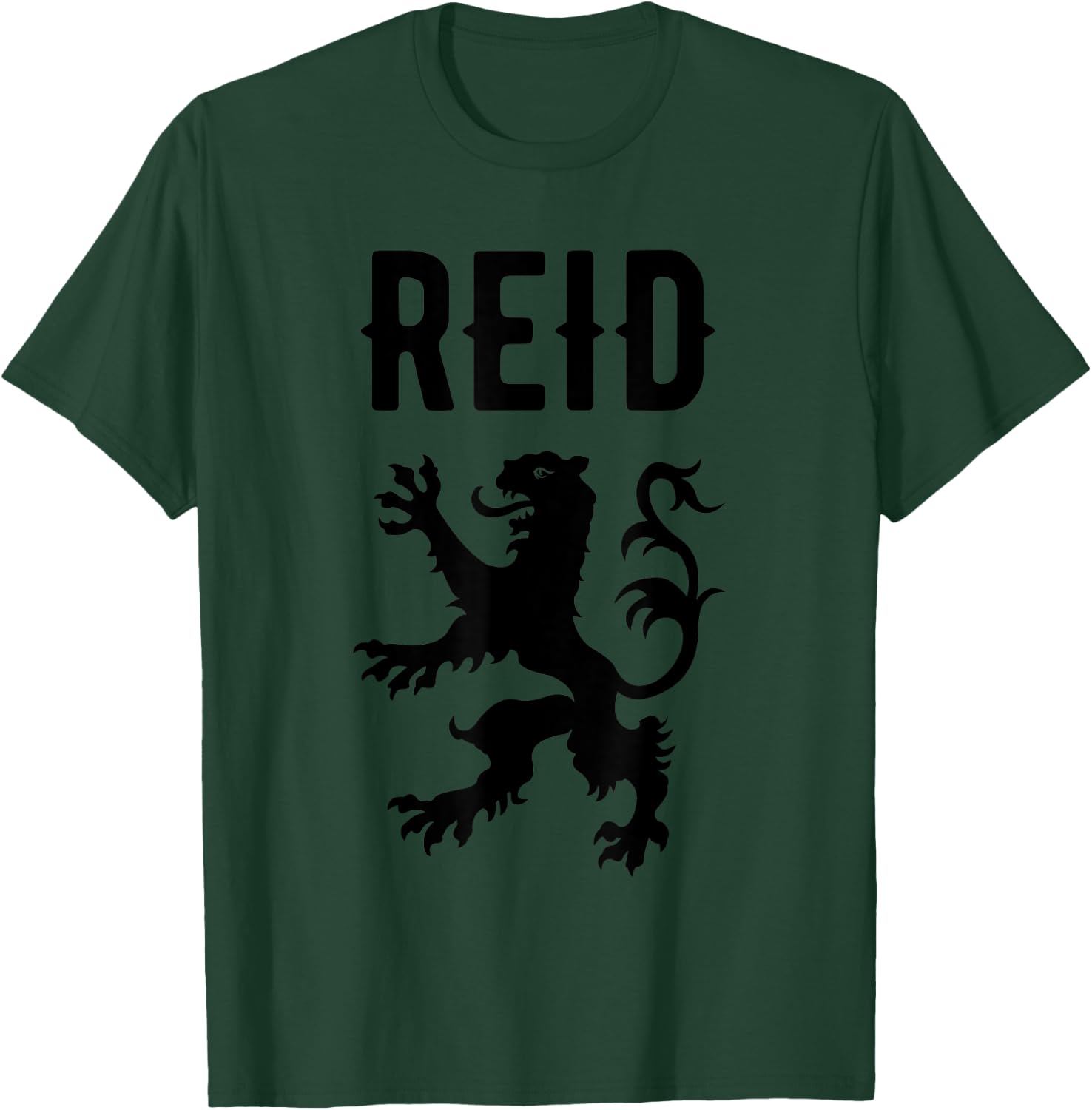 Reid Clan Scottish Family Name Scotland Heraldry T-Shirt - T-Shirt | Forest