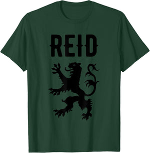 Reid Clan Scottish Family Name Scotland Heraldry T-Shirt - T-Shirt | Forest