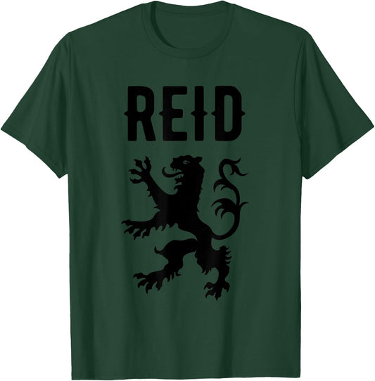 Reid Clan Scottish Family Name Scotland Heraldry T-Shirt - T-Shirt | Forest