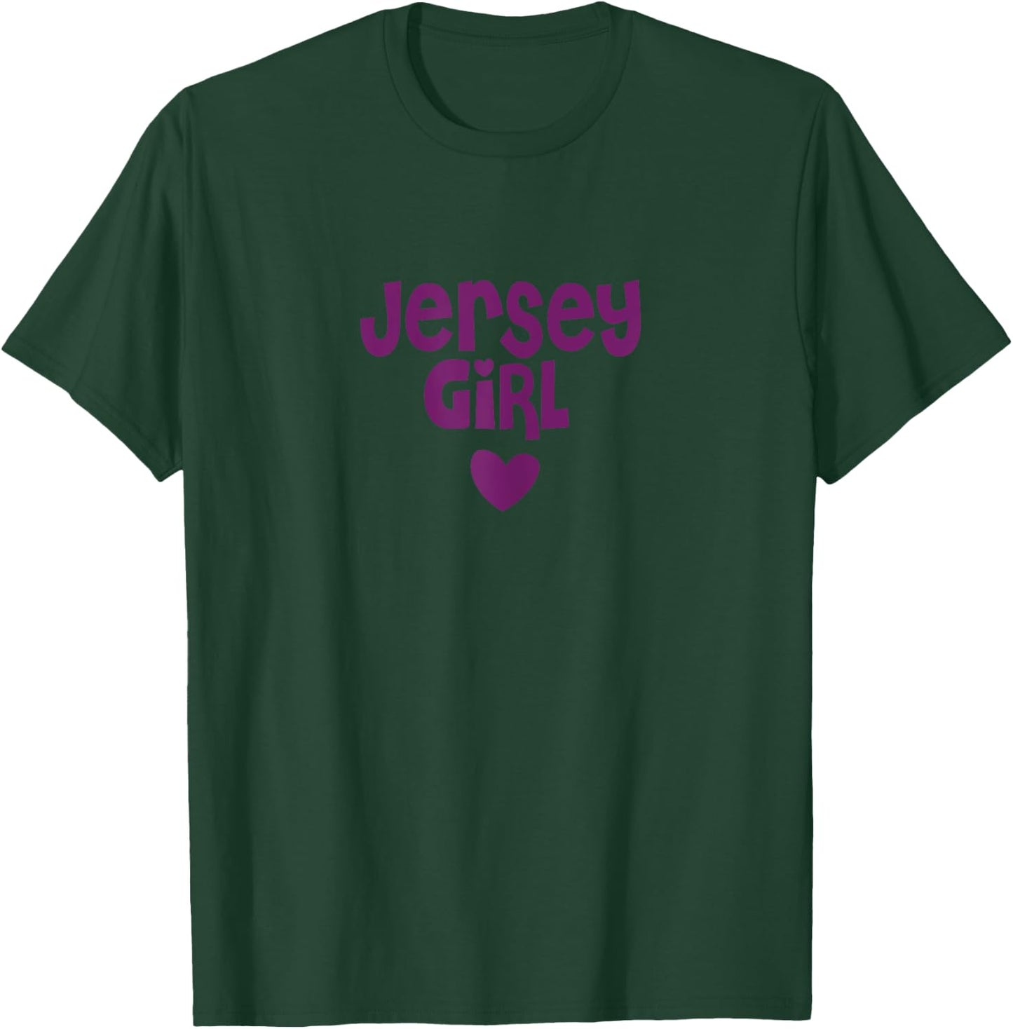Cute and Funny Jersey Shore Heart New Jersey Gift T-Shirt - T-Shirt | Forest