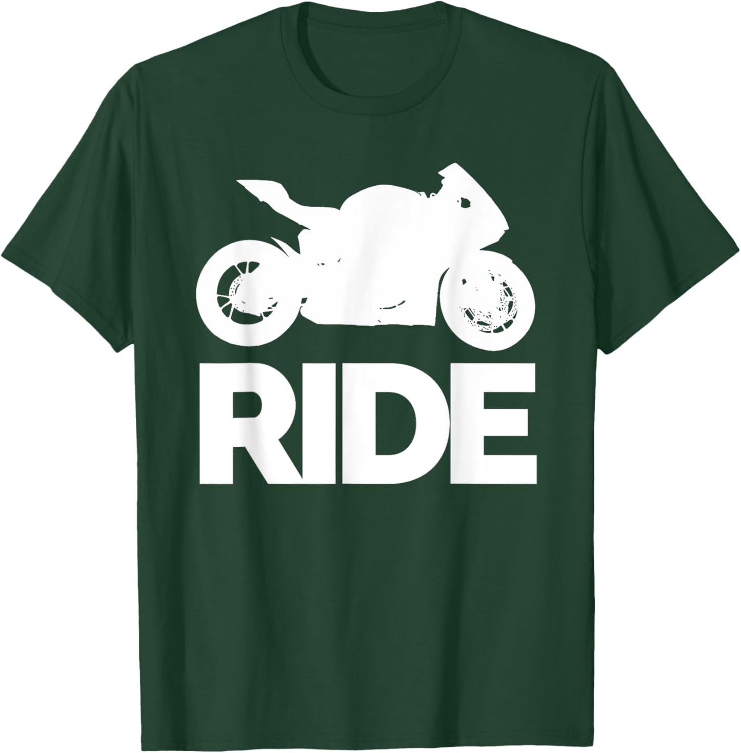 Motorcycle Rider Sport Bike Biker Superbike T-Shirt - T-Shirt | Forest