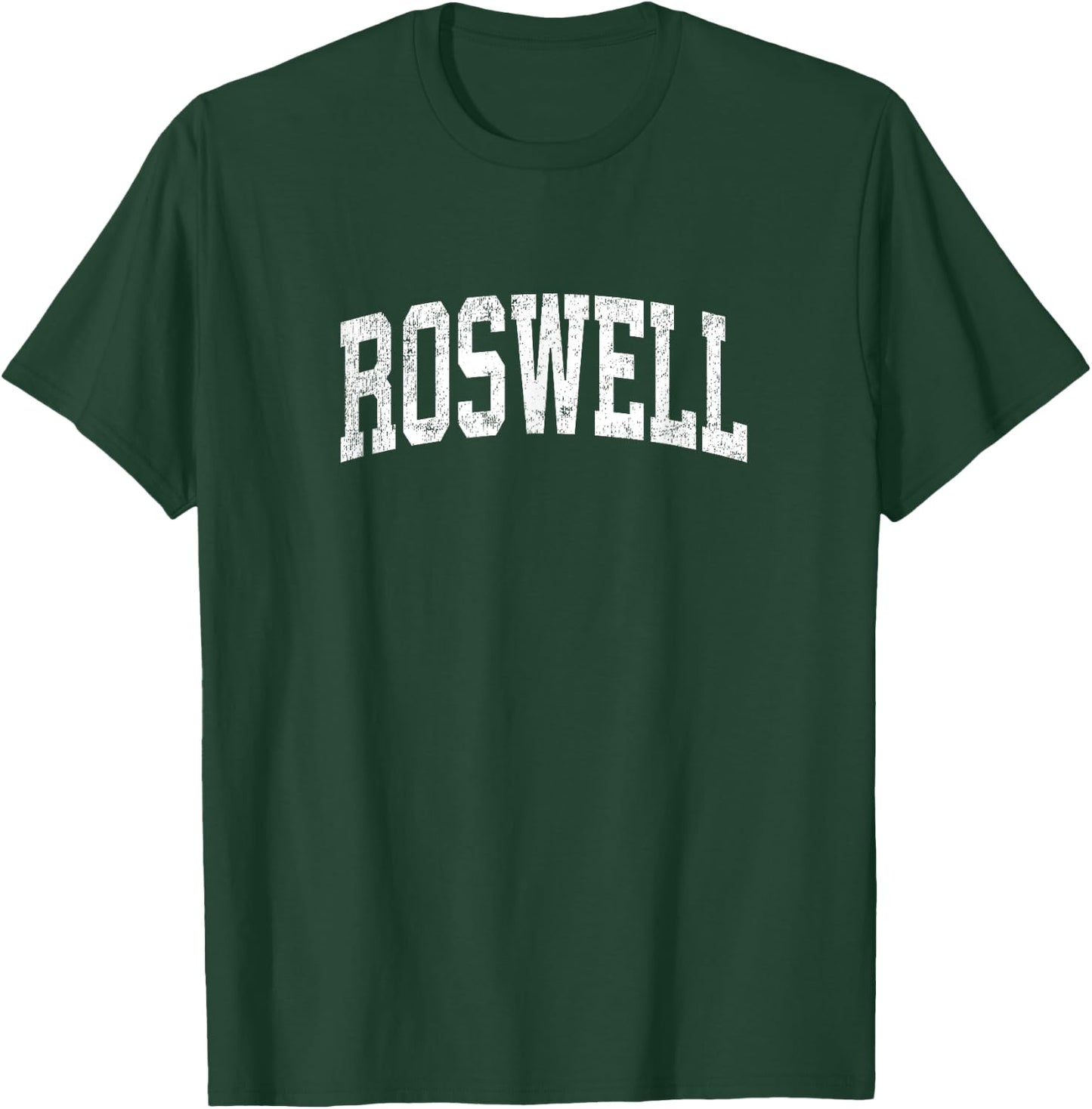 Roswell Georgia GA Vintage Athletic Sports Design T-Shirt - T-Shirt | Forest