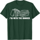I'm with The Banned Books Bookworm Reading T-Shirt - T-Shirt | Forest