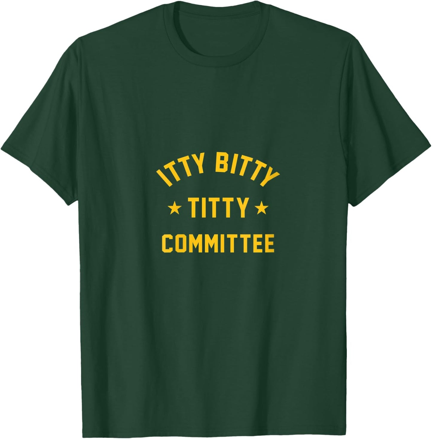 ITTY BITTY TITTY COMMITTEE V-Neck T-Shirt - T-Shirt | Forest
