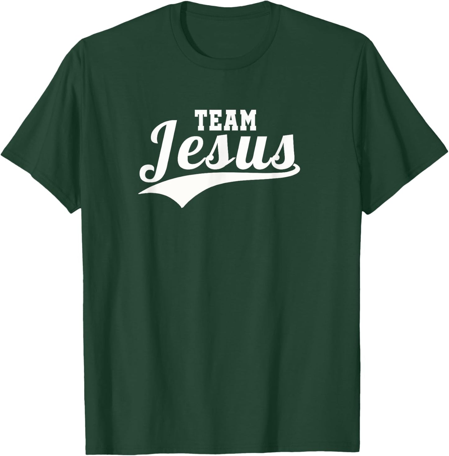 Team Jesus Christian T-Shirt - T-Shirt | Forest