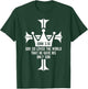 John 3:16 Christian Cross Bible T-Shirt - T-Shirt | Forest