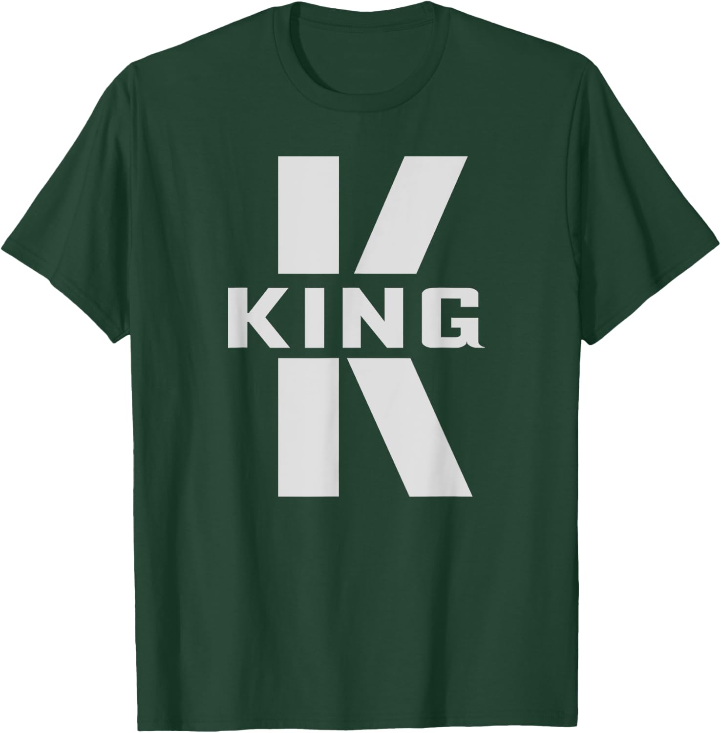 King Costume Letter K Matching Couples Gifts Q for Queen T-Shirt - T-Shirt | Forest