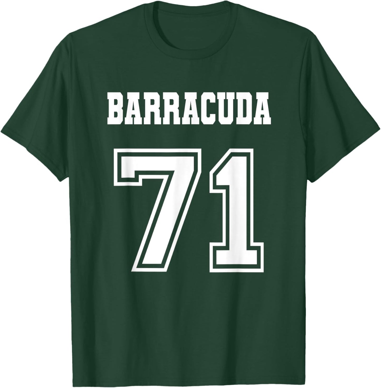 Jersey Style Barracuda 71 1971 Old School Muscle Car Fishing T-Shirt - T-Shirt | Forest