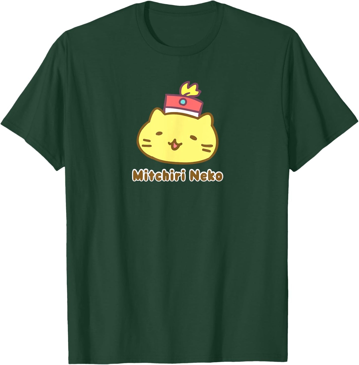 Mitchiri Neko March Cute Cat! T-Shirt - T-Shirt | Forest