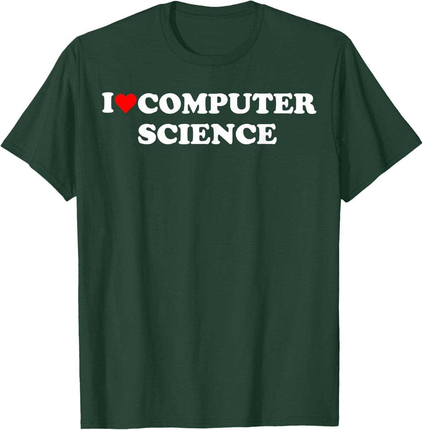 I heart computer science I love computer science programmer T-Shirt - T-Shirt | Forest