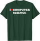 I heart computer science I love computer science programmer T-Shirt - T-Shirt | Forest