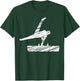 Motif gymnastics gymnast gymnastics fan vintage T-Shirt - T-Shirt | Forest