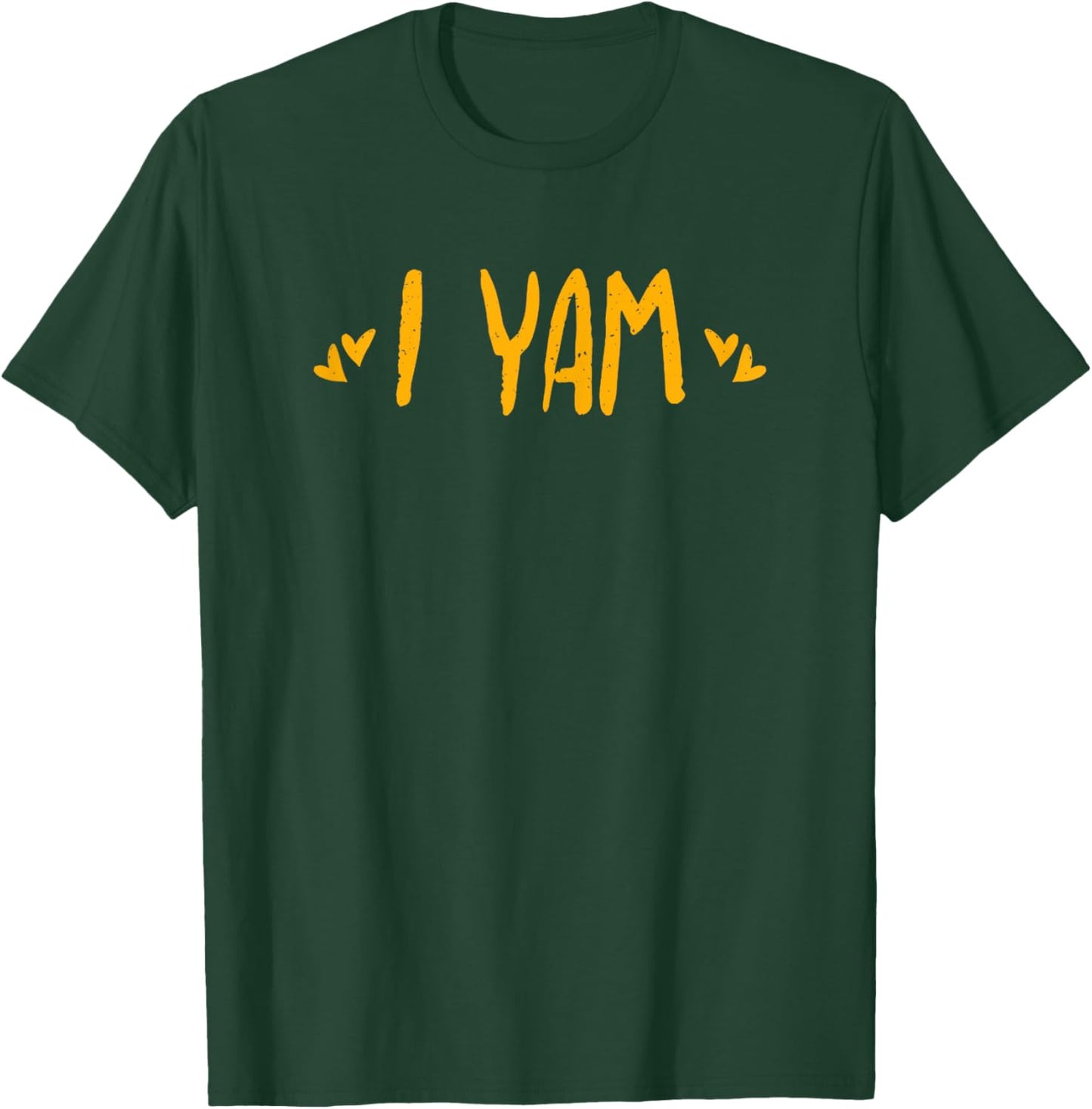 I Yam She's My Sweet Potato Pun Matching Set Couples I Yam T-Shirt - T-Shirt | Forest