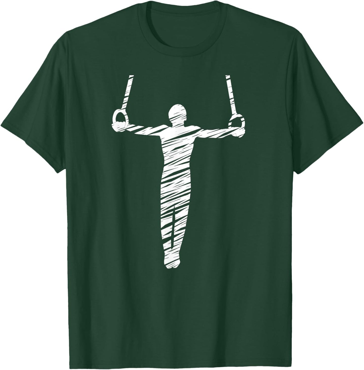 Motif gymnastics gymnast gymnastics fan vintage T-Shirt - T-Shirt | Forest