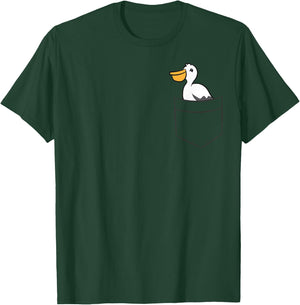Pelican In The Pocket Love Pelicans T-Shirt - T-Shirt | Forest