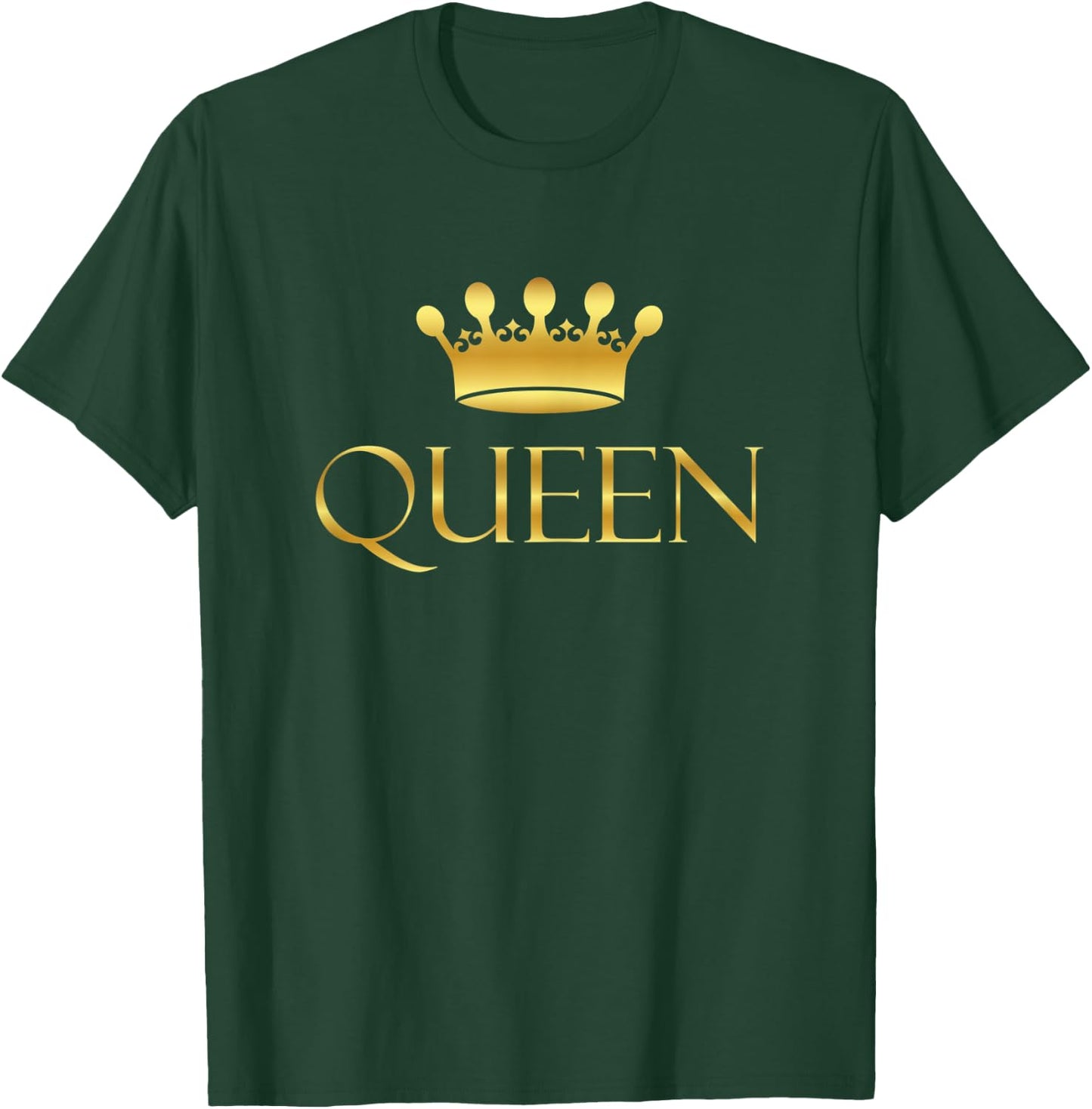 Cute Royal Crown and Queen T-Shirt - T-Shirt | Forest