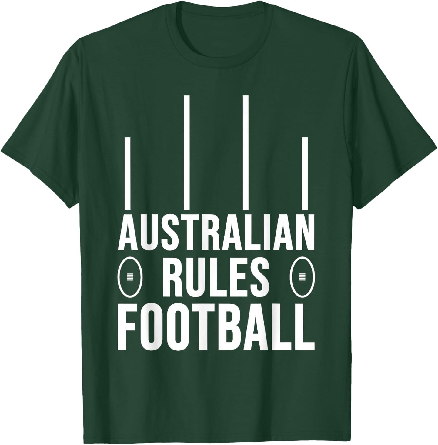 Great Aussie Sport Gift - Australian Rules Football Lovers T-Shirt - T-Shirt | Forest