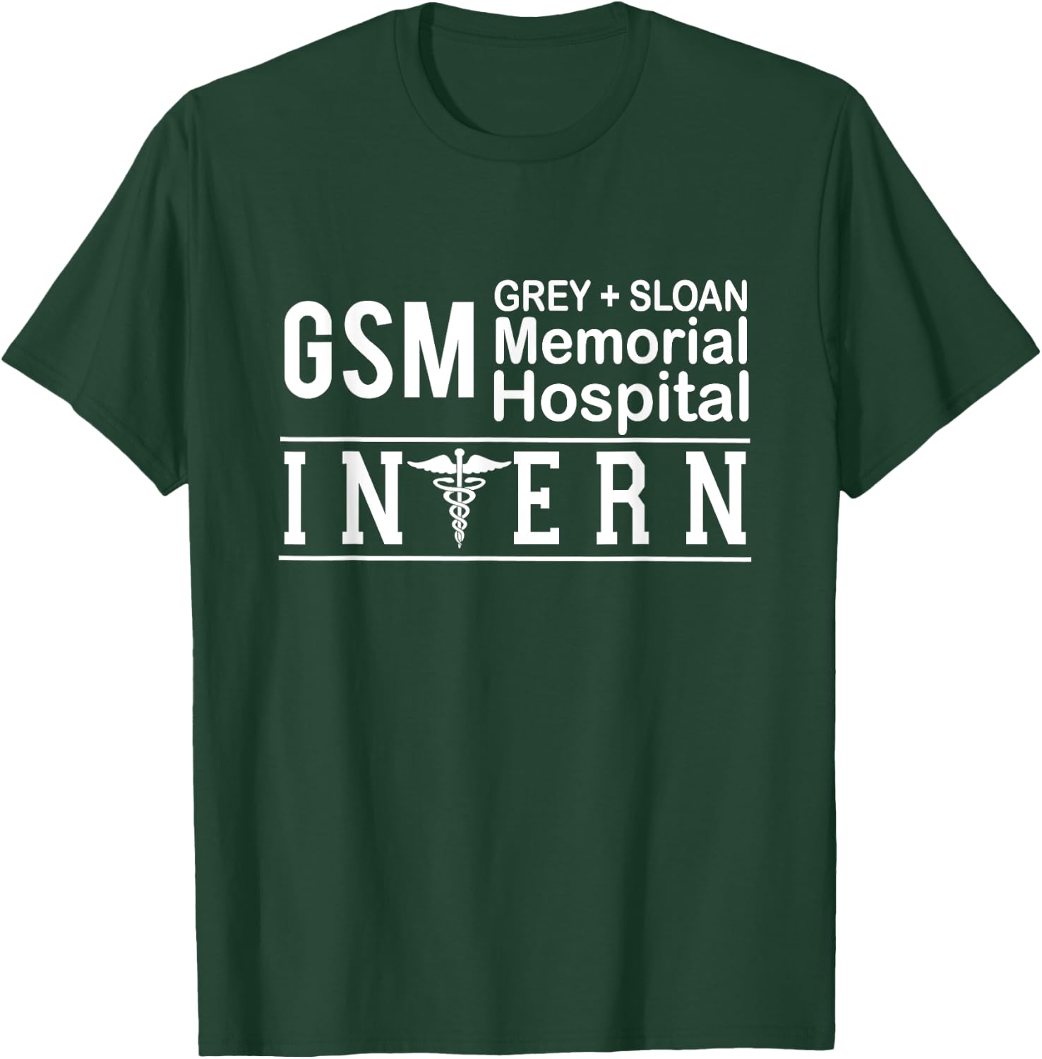 Grey Sloan Memorial Hospital Intern T-Shirt - T-Shirt | Forest