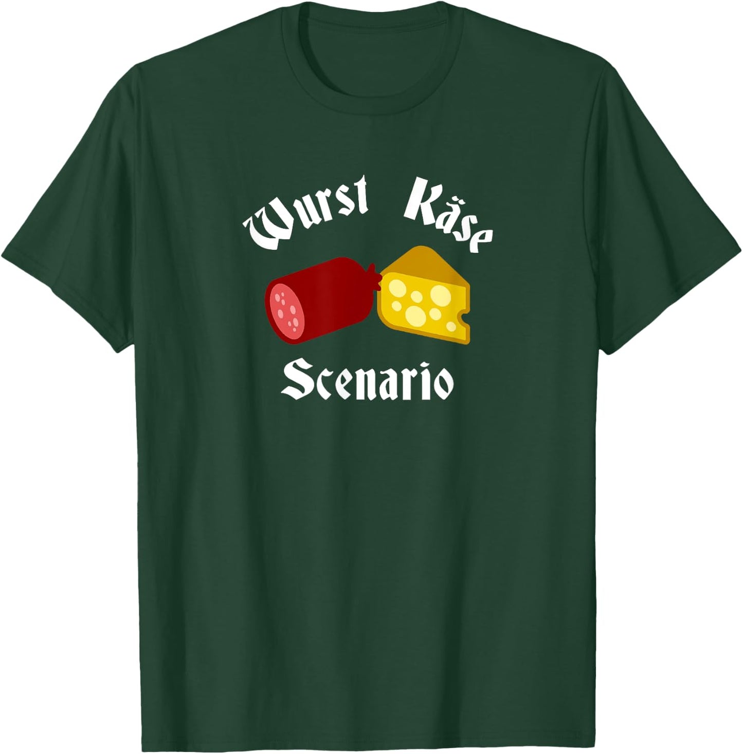Wurst Käse scenario funny pun Oktoberfest german T-Shirt - T-Shirt | Forest