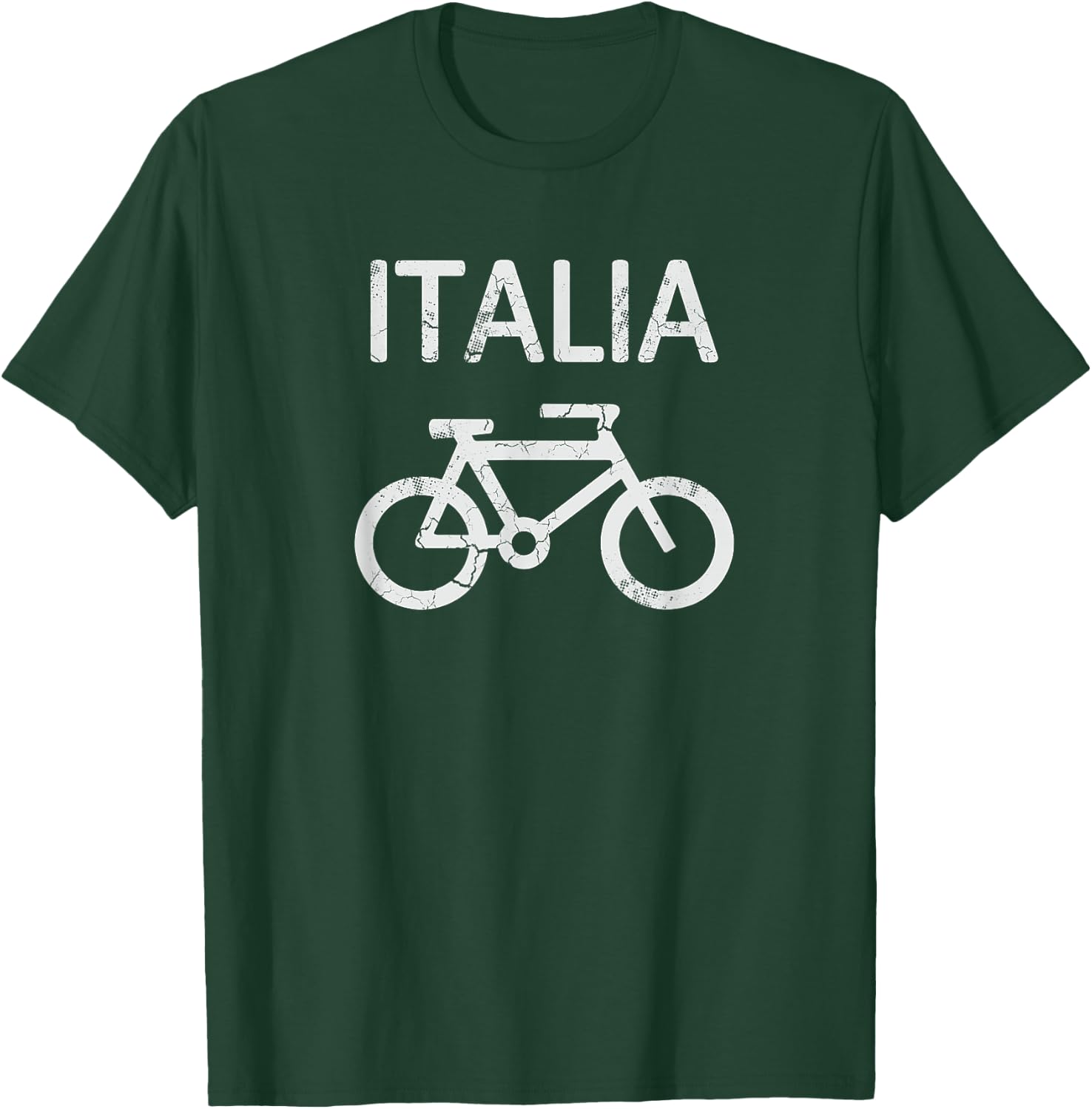 Italia Bike Bicycle Italy Italian T-Shirt - T-Shirt | Forest