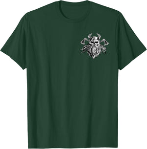 Viking Warrior Valhalla Norse Pagan Nordic Mythology T-Shirt - T-Shirt | Forest