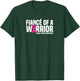 Fiance of a Warrior Pink Ribbon Breast Cancer Awareness T-Shirt - T-Shirt | Forest